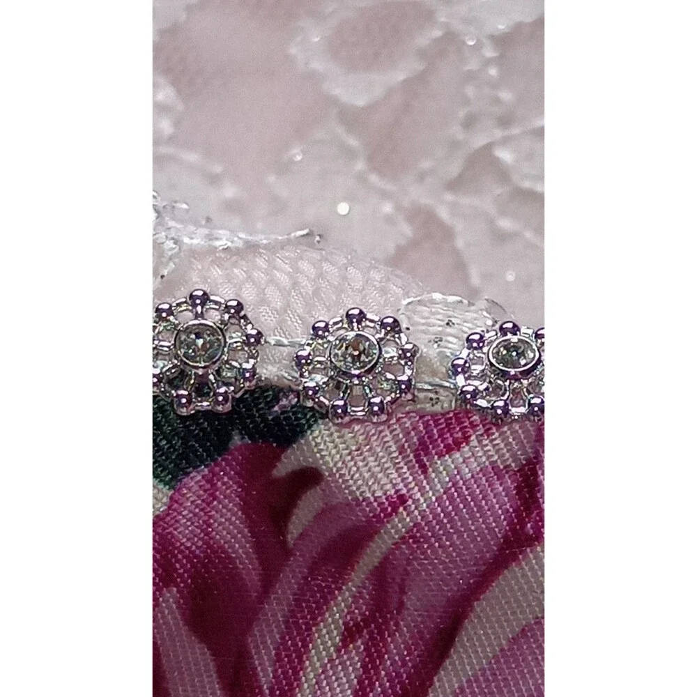 Emily Rose Girls 16 White/Pink Floral Sleeveless Gown